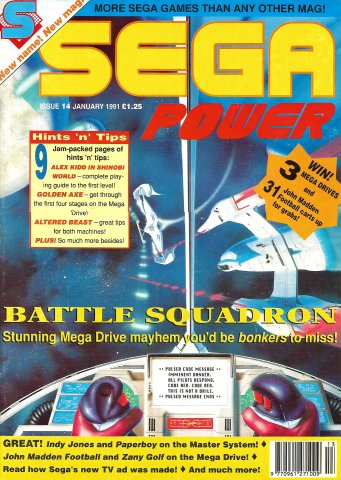 Sega Power Issue 14 (January 1991)