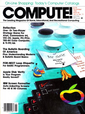 Compute! Issue 054 Vol. 6 No. 11 (November 1984)