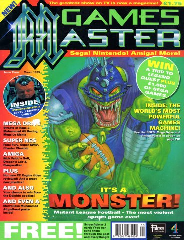 GamesMaster Issue 003 (March 1993)