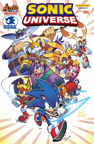 Sonic Universe 095 (unreleased) (Team Blast variant)