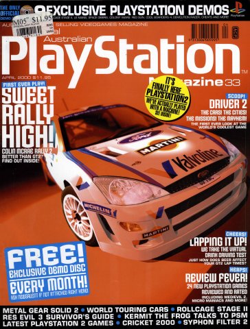 Official Australian PlayStation Magazine 033 (April 2000)