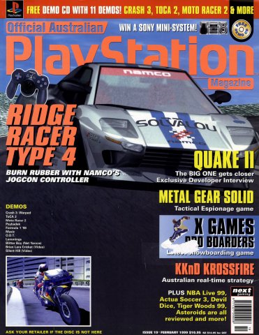 Official Australian PlayStation Magazine 019 (February 1999)