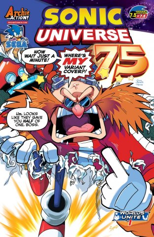 Sonic Universe 075 (June 2015) (variant 7.5)