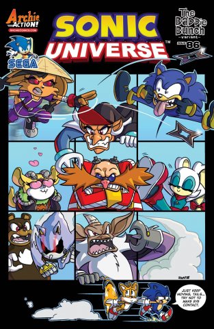 Sonic Universe 086 (August 2016) (The Baddie Bunch variant)