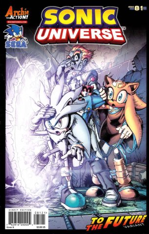 Sonic Universe 081 (December 2015) (To the Future variant)