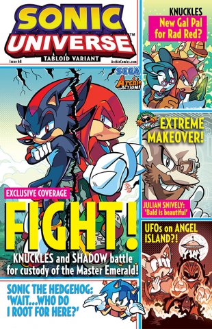 Sonic Universe 068 (November 2014) (tabloid variant)