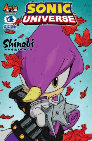 Sonic Universe 092 (January 2017) (Shinobi variant)