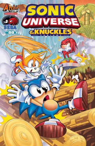 Sonic Universe 088 (October 2016) (& Knuckles variant)