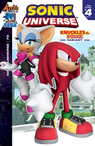 Sonic Universe 070 (January 2015) (Knuckles and Rouge variant)