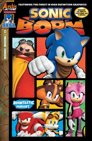 Sonic Boom 011 (October 2015) (Boomtastic variant)