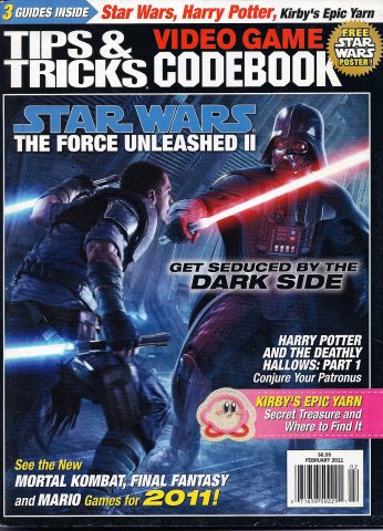 Tips & Tricks Video Game Codebook February 2011