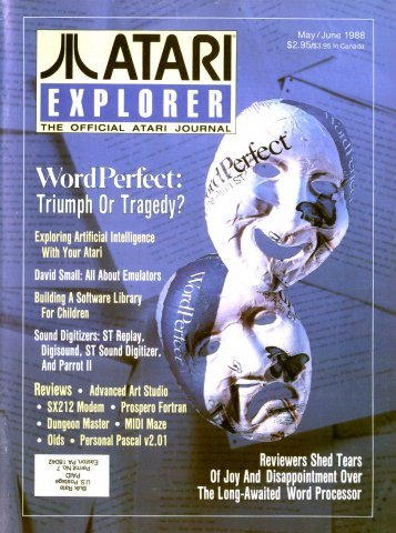 Atari Explorer Issue 14 (May / June 1988)