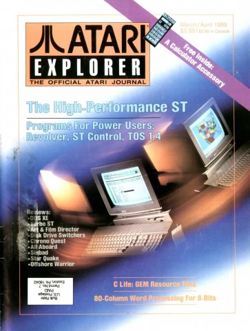 Atari Explorer Issue 19 (March / April 1989)