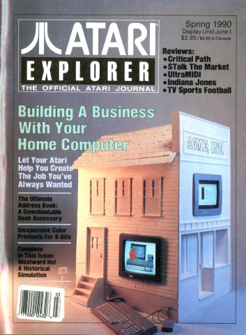 Atari Explorer Issue 25 (Spring 1990)