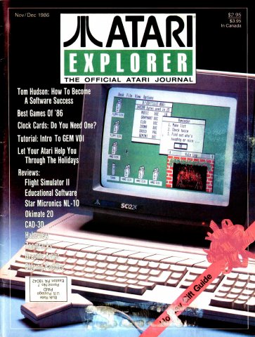 Atari Explorer Issue 06 (November / December 1986)