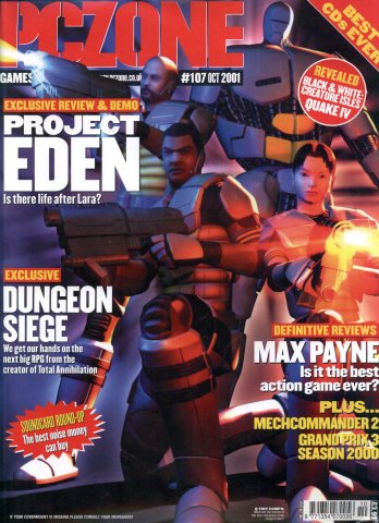 PC Zone Issue 107 (October 2001)