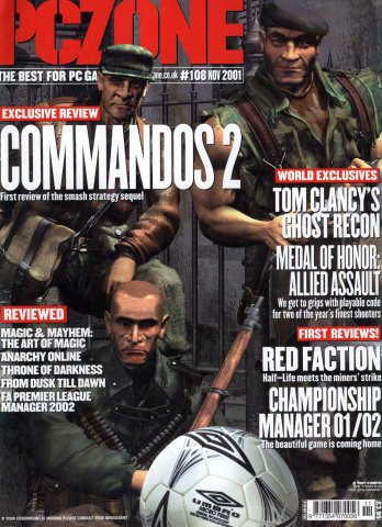 PC Zone Issue 108 (November 2001)