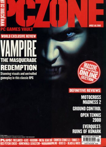 PC Zone Issue 092 (August 2000)