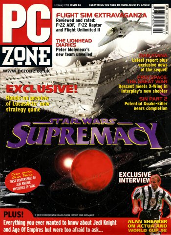 PC Zone Issue 060 (February 1998)