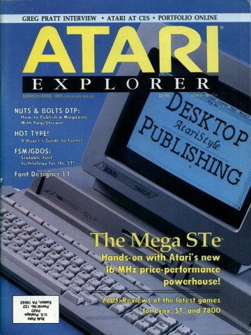 Atari Explorer Issue 27 (March / April 1991)