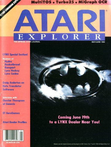Atari Explorer Issue 33 (May / June 1992)