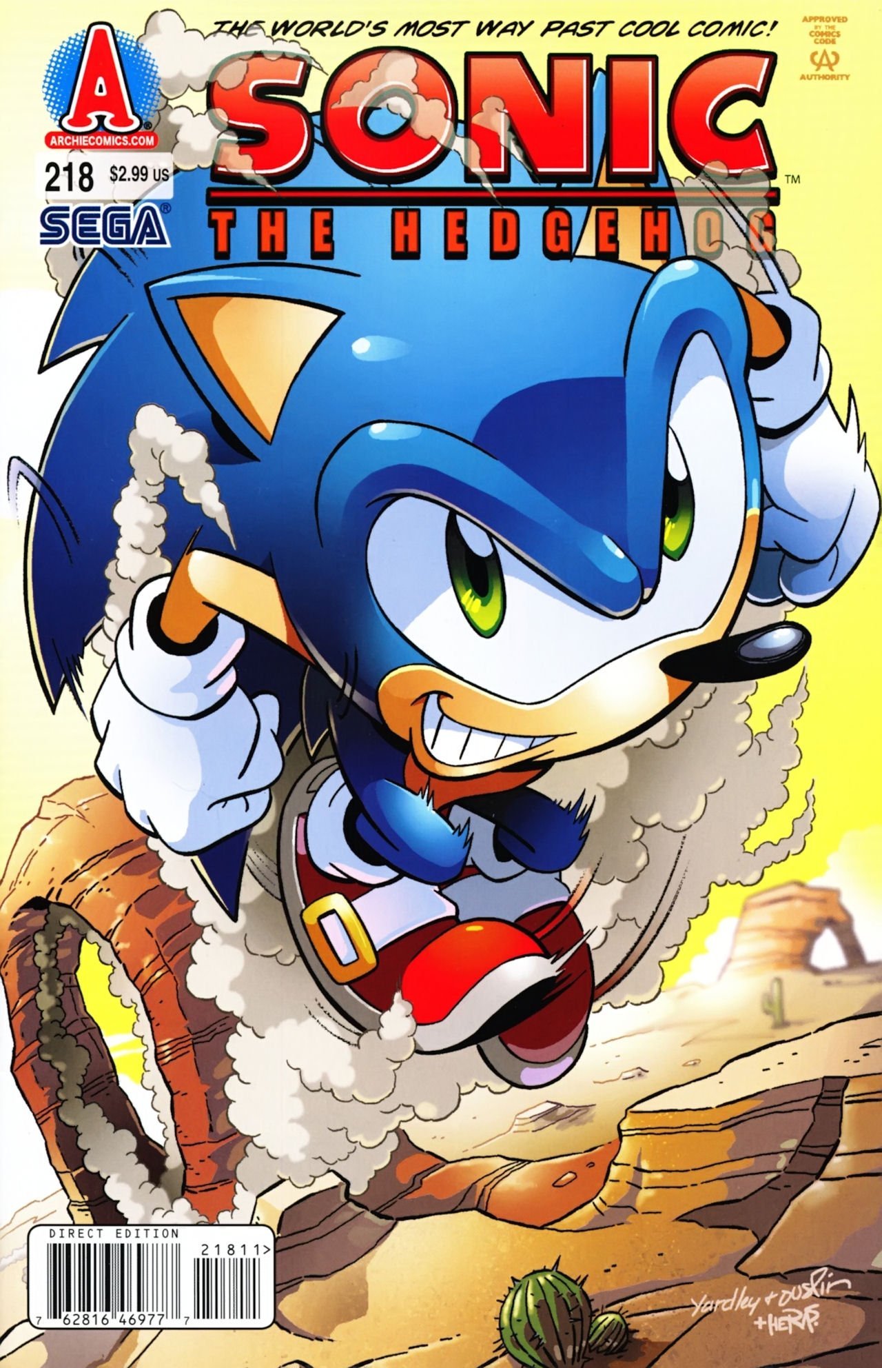 Sonic the Hedgehog 218 (December 2010)