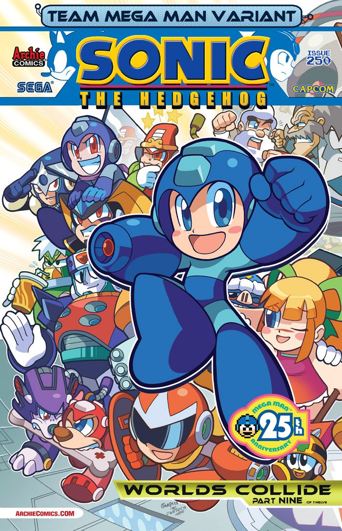 Sonic the Hedgehog 250 (August 2013) (Team Mega Man variant)