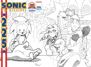 Sonic the Hedgehog 225 (July 2011) (sketch variant)