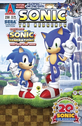 Sonic the Hedgehog 230 (December 2011) (variant edition)