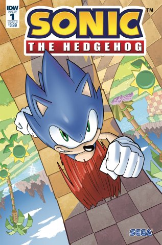 Sonic the Hedgehog 001 (April 2018) (cover b)