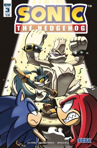 Sonic the Hedgehog 003 (April 2018) (cover b)