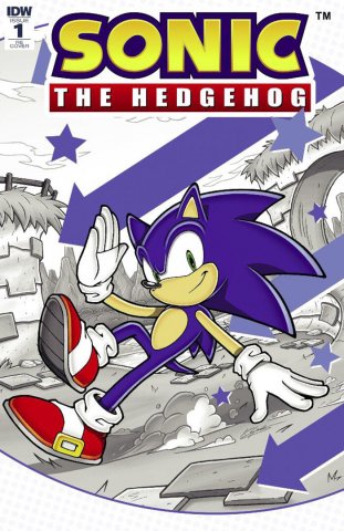 Sonic the Hedgehog 001 (April 2018) (GameStop exclusive)