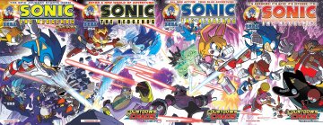 Sonic the Hedgehog 253-256 joined covers