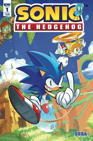 Sonic the Hedgehog 001 (April 2018) (cover a)