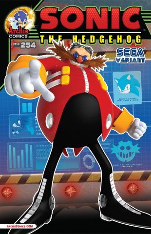 Sonic the Hedgehog 254 (December 2013) (Sega variant)