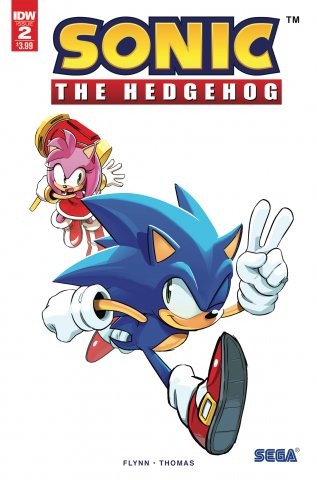 Sonic the Hedgehog 002 (April 2018) (2nd printing)