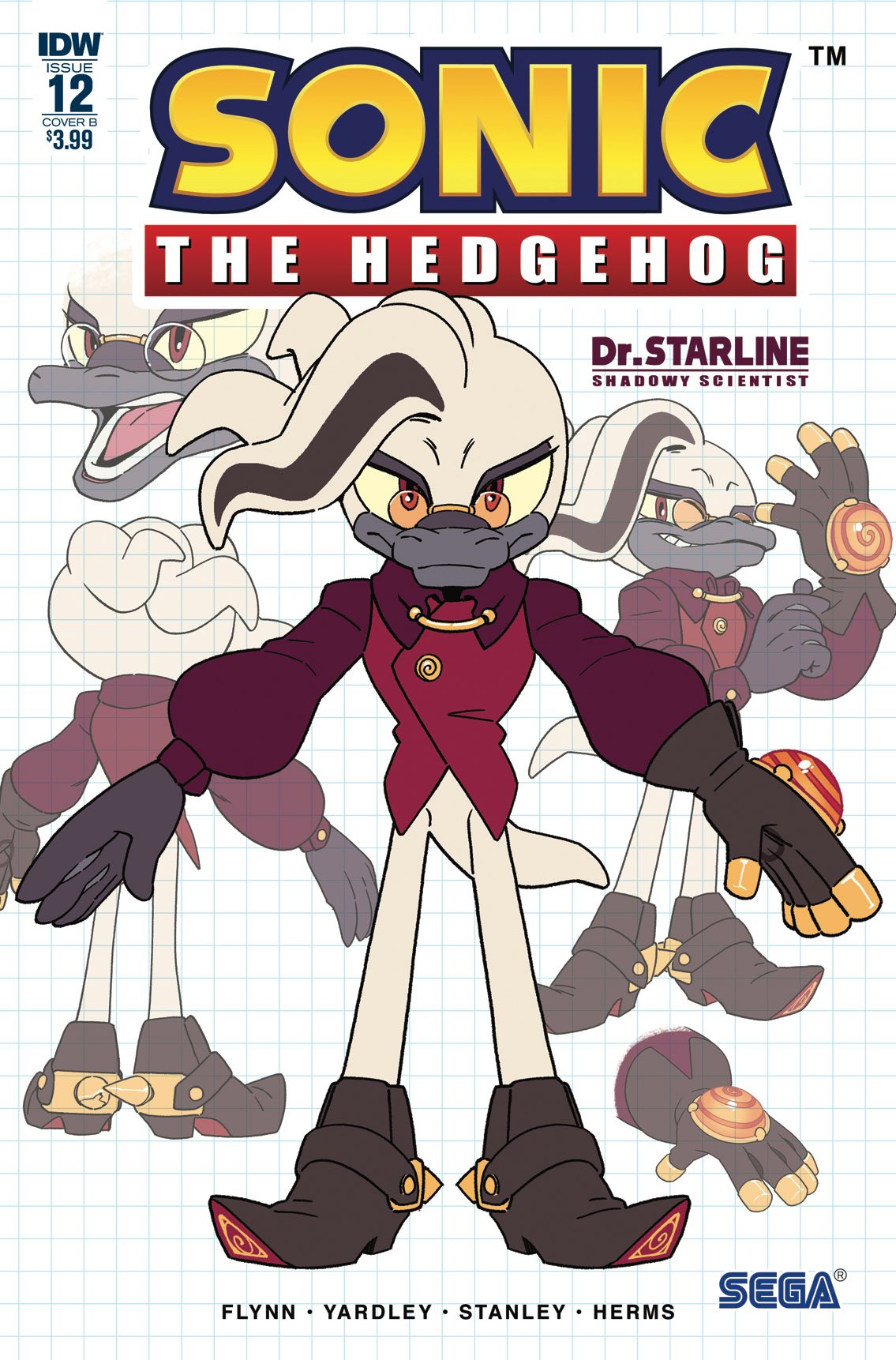 Sonic the Hedgehog 012 (December 2018) (cover b)