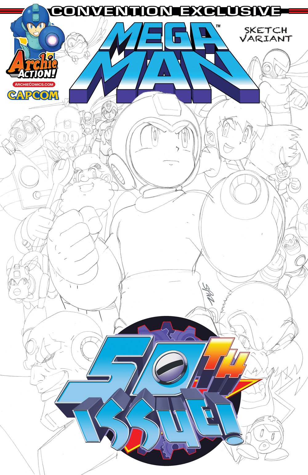 Mega Man 050 (August 2015) (convention exclusive)