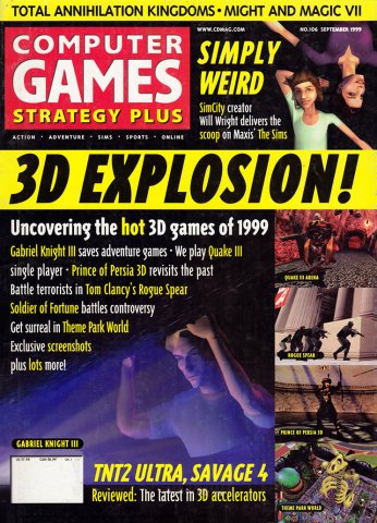 Computer Games Strategy Plus Issue 106 (September 1999)