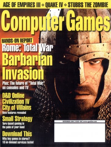 Computer Games Issue 180 (November 2005)