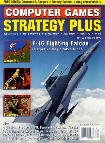 Computer Games Strategy Plus Issue 063 (February 1996)