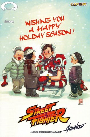 Street Fighter Vol.1 004 (December 2003) (Chun Li Holiday variant)