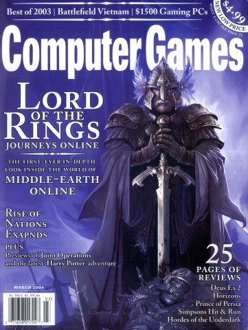 Computer Games Issue 160 (March 2004) (newsstand edition)