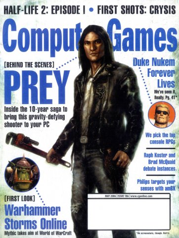 Computer Games Issue 186 (May 2006)