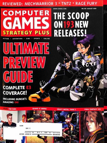 Computer Games Strategy Plus Issue 105 (August 1999)