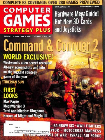 Computer Games Strategy Plus Issue 094 (September 1998)