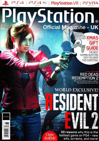 Playstation Official Magazine UK 156 (Christmas 2018) *Claire cover*