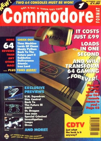 Commodore Format Issue 01 (October 1990)