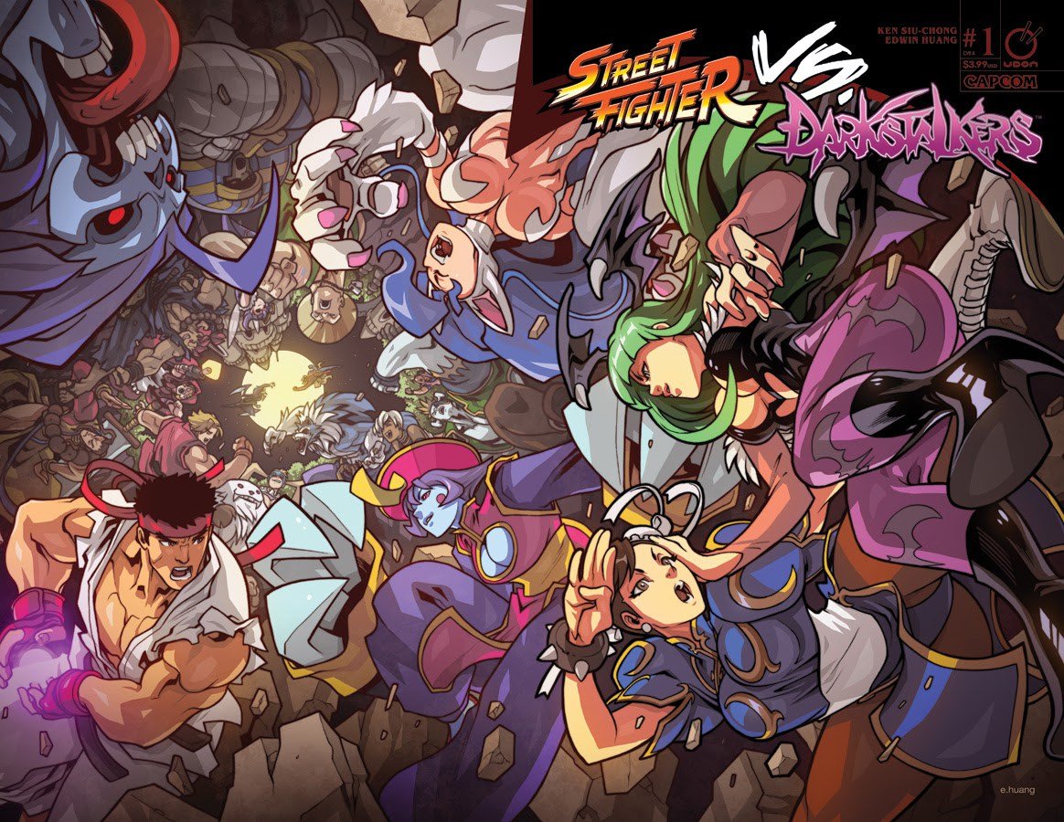 Street Fighter VS Darkstalkers 001 (April 2017) (Cover A full)