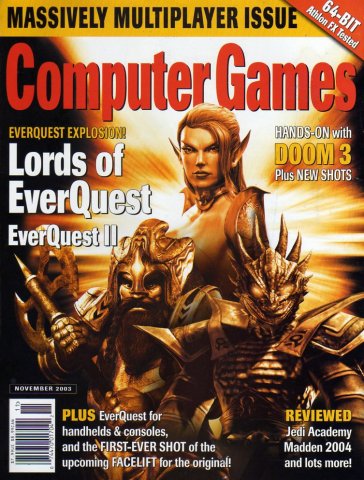 Computer Games Issue 156 (November 2003)